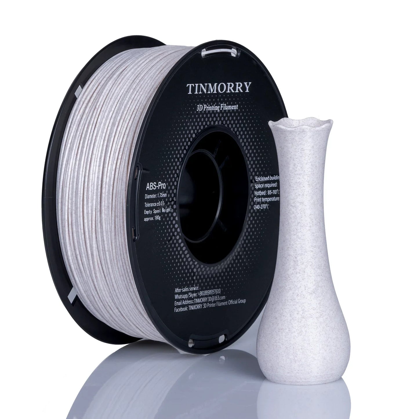 TINMORRY ABS-Pro Filament 1.75mm 1Kg 4 Rolls