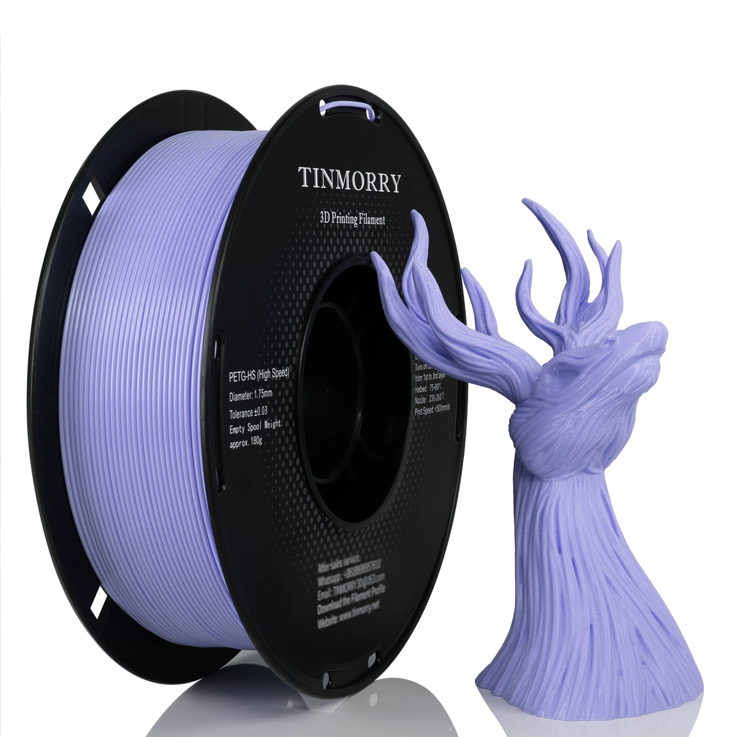 TINMORRY PETG HS Filament 1.75mm 1Kg 10 Rolls