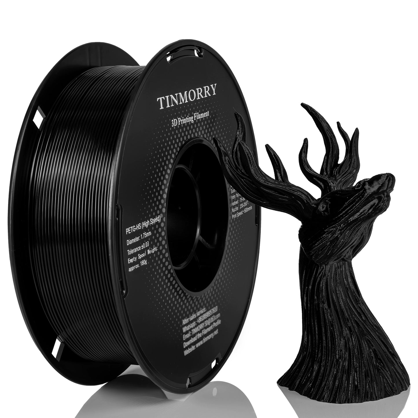 TINMORRY PETG HS Filament 1.75mm 1Kg 10 Rolls