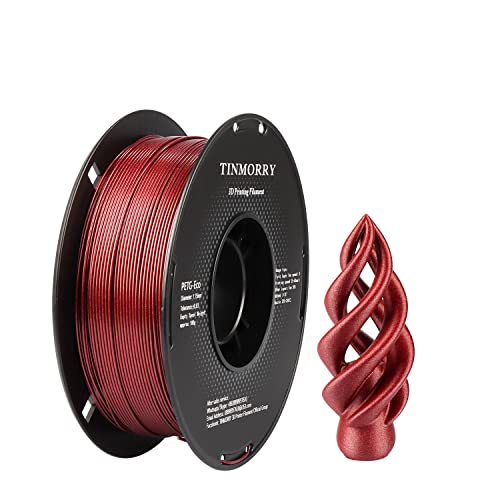 TINMORRY PETG Sparkly Filament 1.75mm 1Kg 4 Rolls